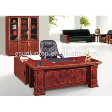 2015 new design mdf modern round office desk, home used simple design office desk